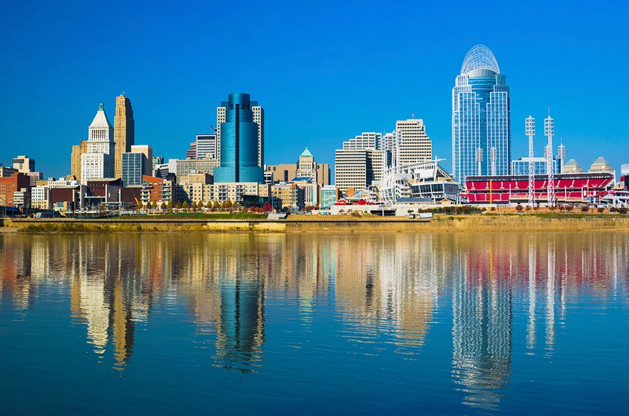 skyline photo of downtown cincinnati